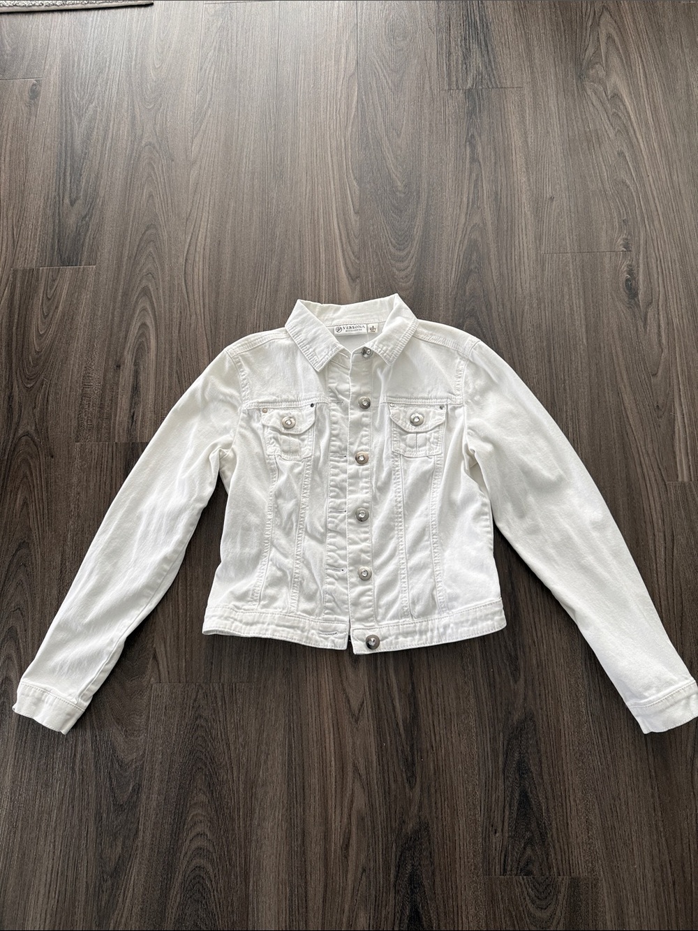 Versona White Denim Jean Jacket